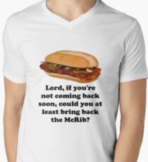 Bring Back The McRib Men's V-Neck T-Shirt