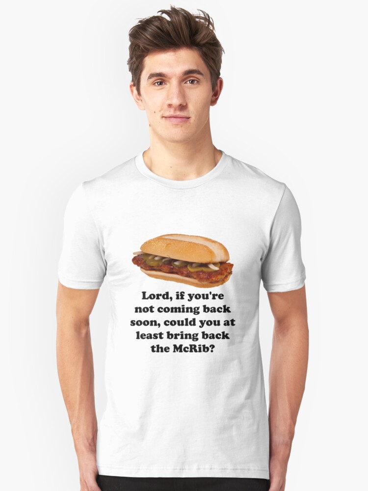 mcrib is back t shirt