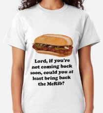 mcrib is back t shirt