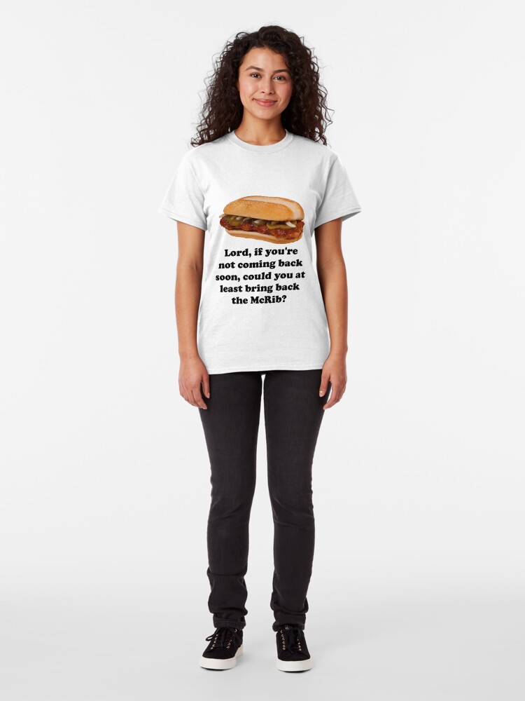 mcrib is back t shirt