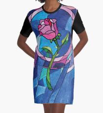 The rose Graphic T-Shirt Dress