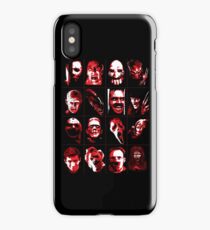 Horror Movie Icons Vector Art iPhone Case