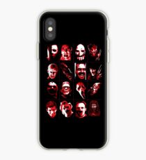Horror Movie Icons Vector Art iPhone Case