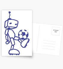 Robot soccer Postcards