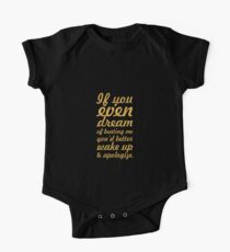If you even dream... “Muhammad Ali” Inspirational Quote One Piece - Short Sleeve