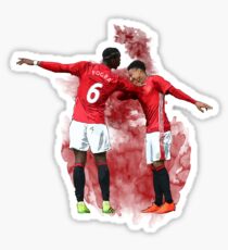 Pogba and Lingard Art - Dab Sticker