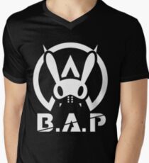 BAP LOGO Warrior Begins Men's V-Neck T-Shirt