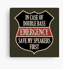 Save my speakers Canvas Print