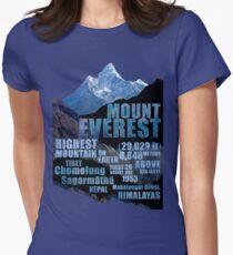 Mount Everest Women's Fitted T-Shirt