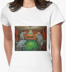 Pool Sharks Women's Fitted T-Shirt