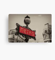 Metro Canvas Print