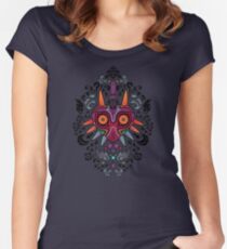Majora's Damask Women's Fitted Scoop T-Shirt