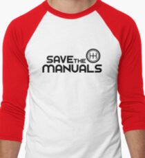 Save The Manuals (7) Men's Baseball ¾ T-Shirt