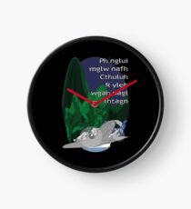 Cthulhu chant with plane Clock
