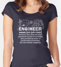 Engineer Humor Definition Women's Fitted Scoop T-Shirt