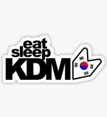 Eat Sleep KDM (2) Sticker