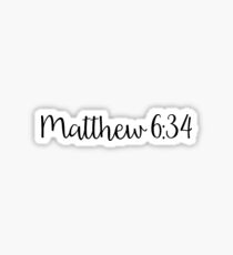 Pegatina Mateo 6:34