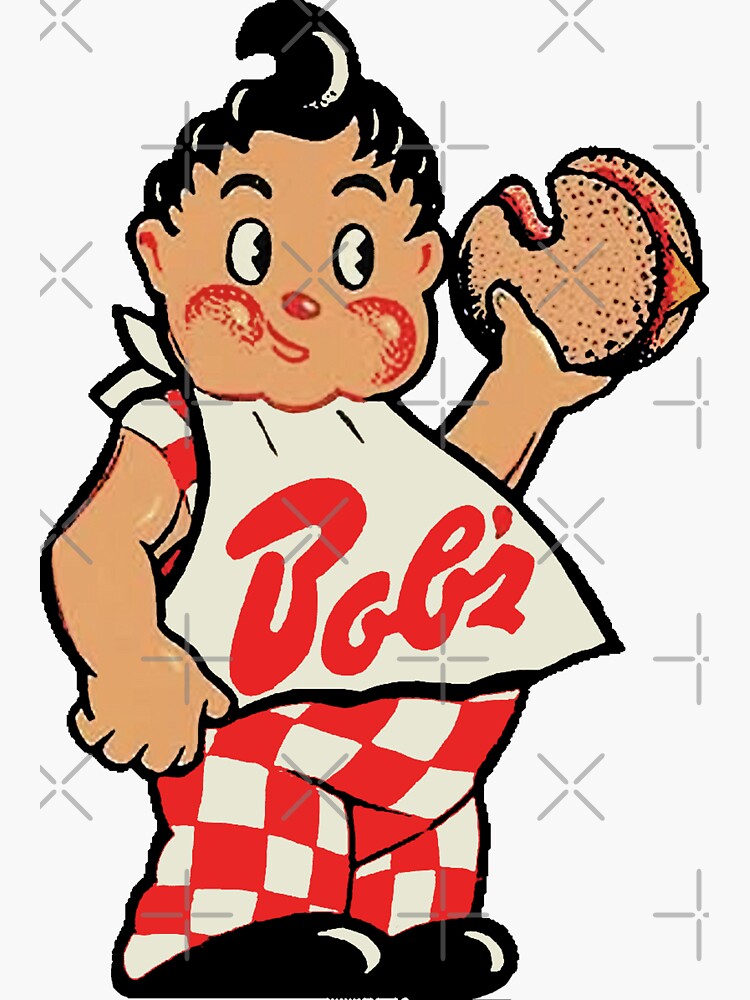 "Bob's Big Boy Hamburgers Vintage Decal" Sticker by hilda74 Redbubble