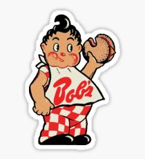 Bob's Big Boy Hamburgers Vintage Decal Sticker