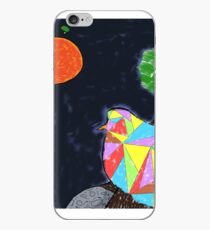 Bird flying in space iPhone Case