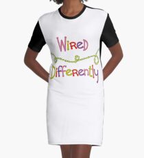 Wired Differently Graphic T-Shirt Dress