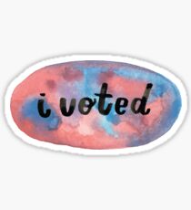 I Voted Sticker