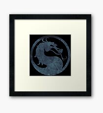 ° GEEK ° Mortal Kombat Logo Framed Print
