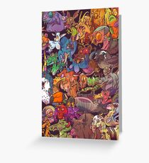 Freaky Furries Greeting Card