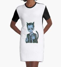 Meowiarty Graphic T-Shirt Dress