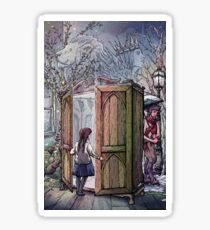 Lucy's Discovery, Narnia Fan Art Sticker