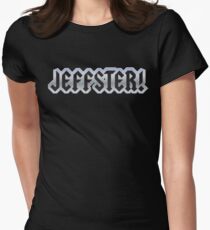 Jeffster tribute band from Chuck TV show Women's Fitted T-Shirt