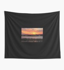 Sky Over The Marsh Wall Tapestry