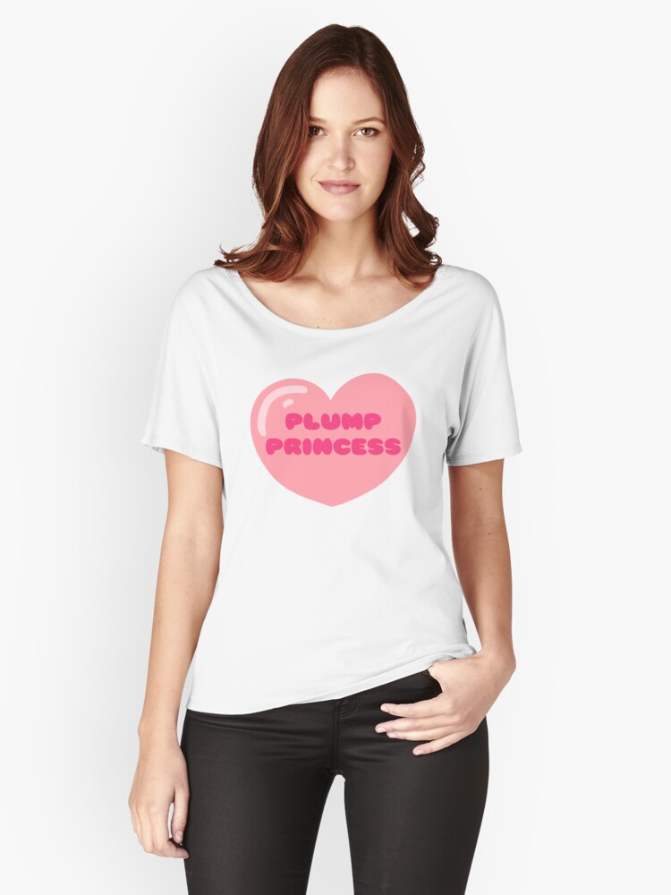 Plump Princess Womens Relaxed Fit T Shirt Front Plump Princess Womens Relaxed Fit T Shirt Front