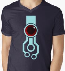 Camiseta de cuello en V El pincel