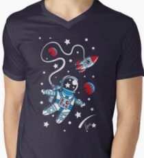 Space Walk Men's V-Neck T-Shirt