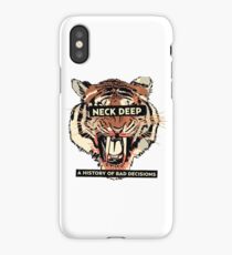 A History of Bad Decisions - Neck Deep iPhone Case