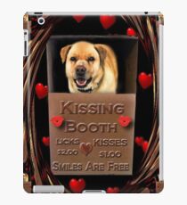 KISSES COME AND GET YOUR KISSES-CANINE-DOG KISSING BOOTH-PILLOW-TOTE BAG-IPHONE CASE-TABLETS iPad Case/Skin