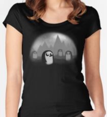Evil Penguin Women's Fitted Scoop T-Shirt