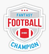 Fantasy Football Champion - FLL League Champ Sticker