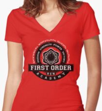 First Order Academy - Limited Edition Women's Fitted V-Neck T-Shirt
