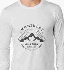 Mount McKinley Alaska Long Sleeve T-Shirt