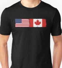 American Canadian Unisex T-Shirt