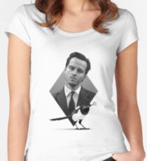 A good old-fashioned villain Women's Fitted Scoop T-Shirt