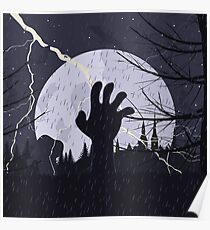 Hand from the earth Poster
