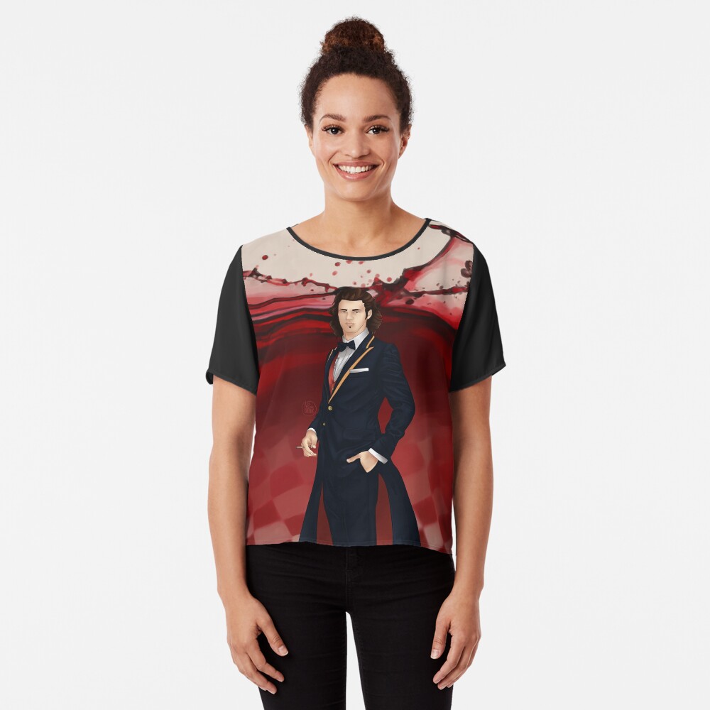 Fausto - Voyager Sorcerer of Alternatives Chiffon Top