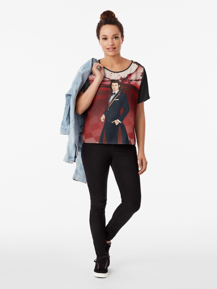 Alternate view of Fausto - Voyager Sorcerer of Alternatives Chiffon Top