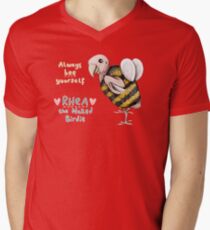 Rhea - Always Bee Yourself Men's V-Neck T-Shirt