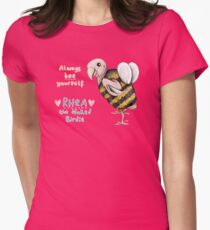 Rhea - Always Bee Yourself Women's Fitted T-Shirt