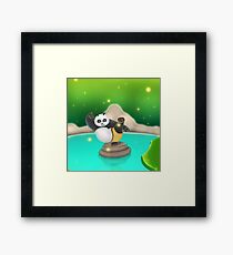 Cool Panda Framed Print