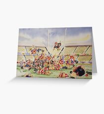 Sporting Prints- Drop Penalty Greeting Card